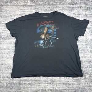 Nightmare On Elm Street T-Shirt Men's Size 2XL Black Freddy Krueger